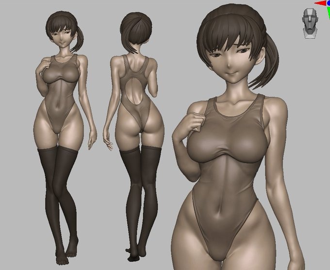 あなたのキャラクターを立体化します 美少女・筋肉表現からリアル人物まで、データ・現物に対応 イメージ2