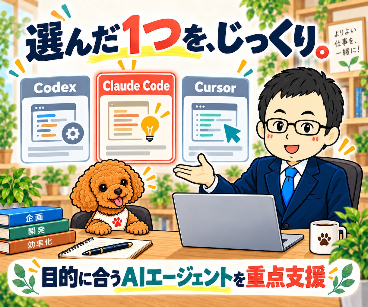 Codex・Claude Codeを導入支援します AIエージェントの初期設定と使い方|90分 イメージ3