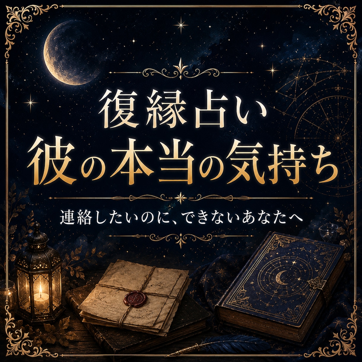 復縁占い｜彼への連絡時期と本音を占います 連絡すべきか迷う心に寄り添います イメージ1
