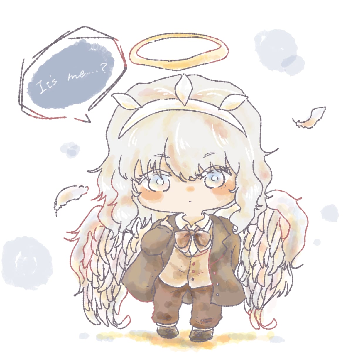ゆるふわ♪ミニキャラ 描きます 水彩画のようなゆるふわミニキャラどうですか？ イメージ2