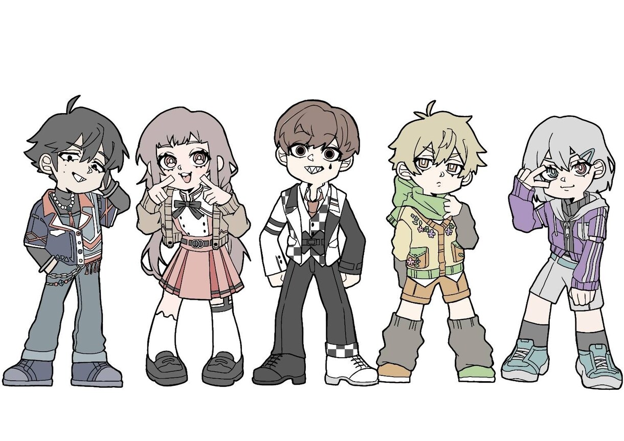 アイコン用のミニキャラ描きます アイコンを今よりもっとかわいく魅せたい方へ イメージ1