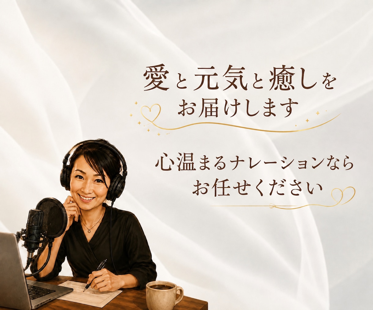 安心と癒しをお届けします ♡命を繋ぐ!元気と癒しを届ける声の伴奏者♡ イメージ1