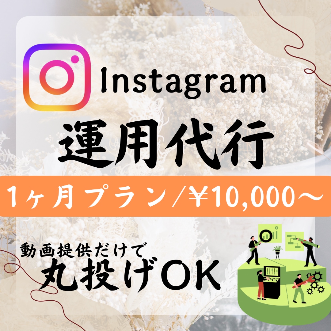 Instagram運用代行・動画作成します リール動画でインスタ運用サポート イメージ1