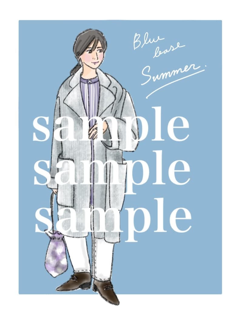 商用OK！パーソナルカラー別イラスト描けます トレンドやシーンに合わせたファッションイラストも◎ イメージ2