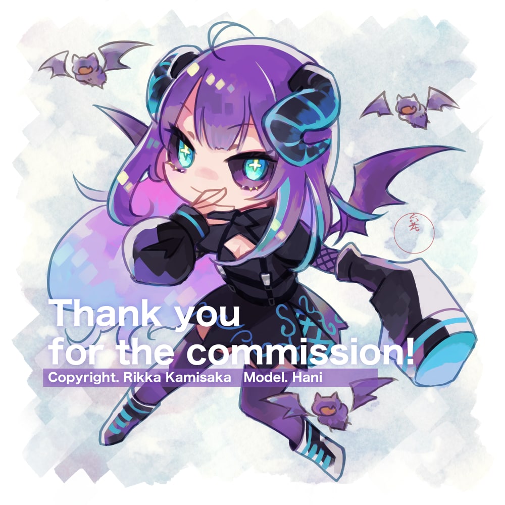 お洒落な厚塗りイラスト描きます 【一枚絵プラン♪】厚塗りで味のある仕上がり☆ イメージ4