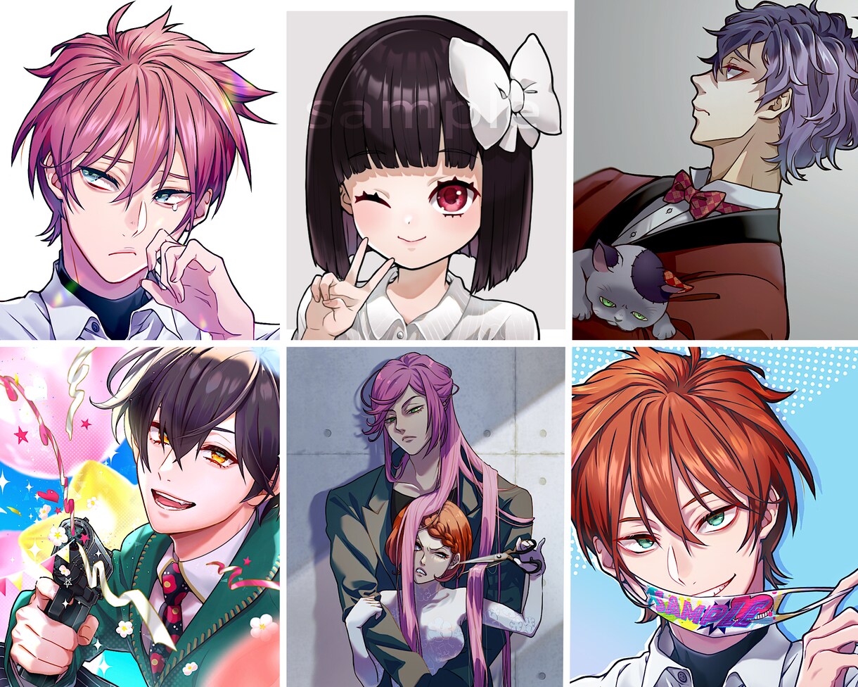 商用利用込み！キャラクターのイラストを描きます アイコン、配信用キャラクター、動画のサムネイルに！ イメージ4