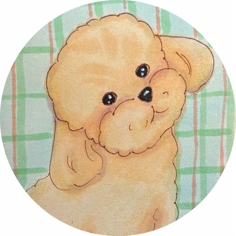 愛犬・愛猫を手描きアイコンにします コピック+色鉛筆／ふわふわの毛並みまで丁寧に イメージ1
