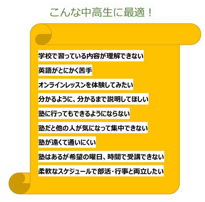 中高生 英語 継続して個別レッスンいたします 分かる→楽しくなる→できるようになる→英語が好きになる♪ イメージ3