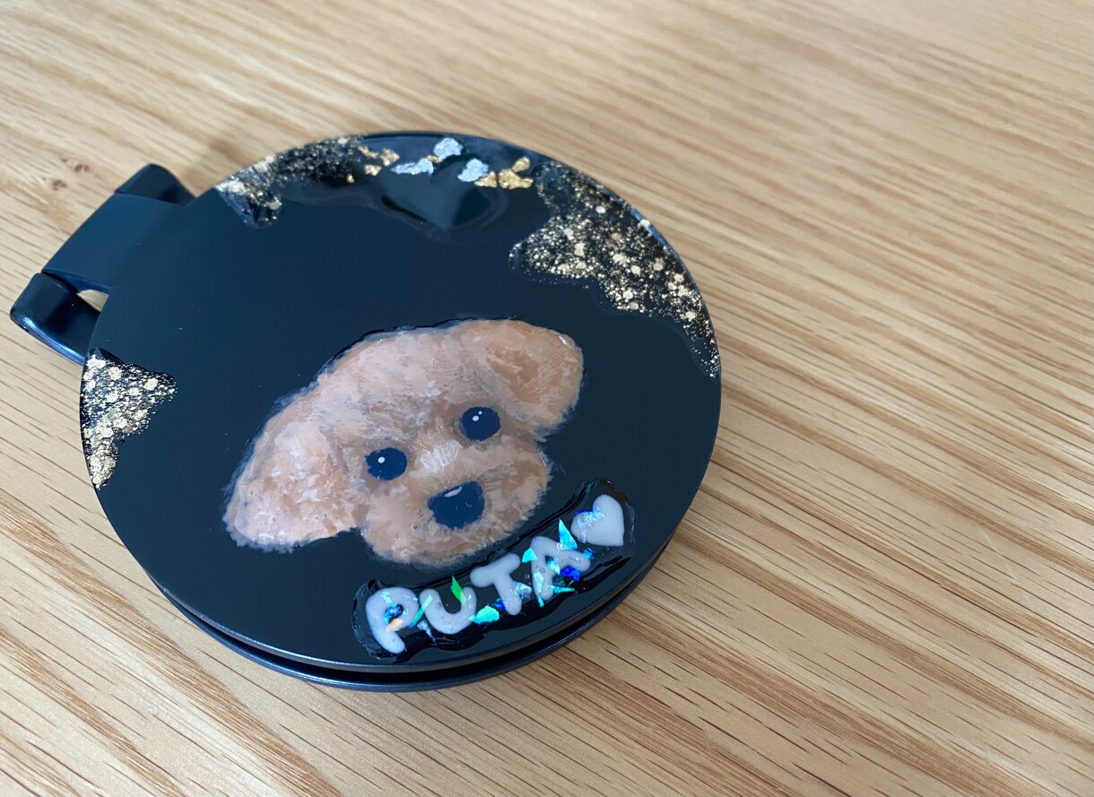 大切なペットちゃんの似顔絵グッズをお作りします ニュアンスデザイン、ポップなデザインも追加します♪ イメージ1