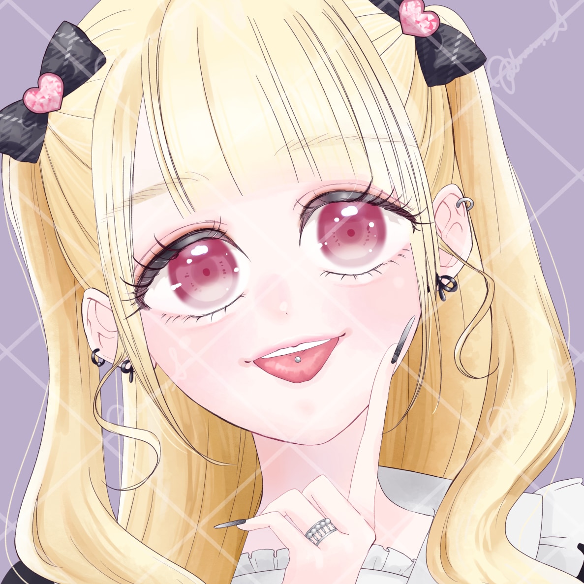 SNSアイコン制作します ふんわりかわいい女の子を描きます♡ イメージ2