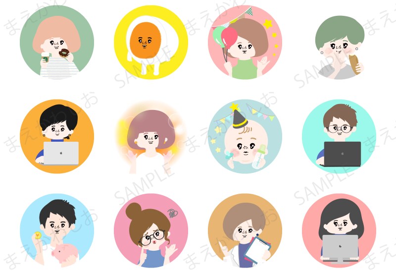 ワクワクするオリジナルアイコン描きます ★自分らしいを詰め込んだ、差がつくイラスト★ イメージ7