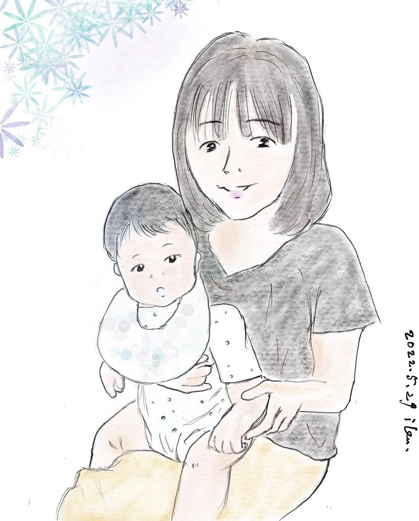 可愛い系やシンプル似顔絵を作成します ご家族、カップル、結婚写真、お子様や大切なペットまで！ イメージ5