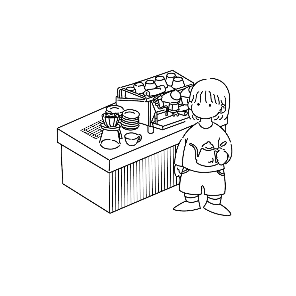 シンプルな人物・動物イラスト描きます アイコンやグッズなどに！商用利用可能です イメージ6
