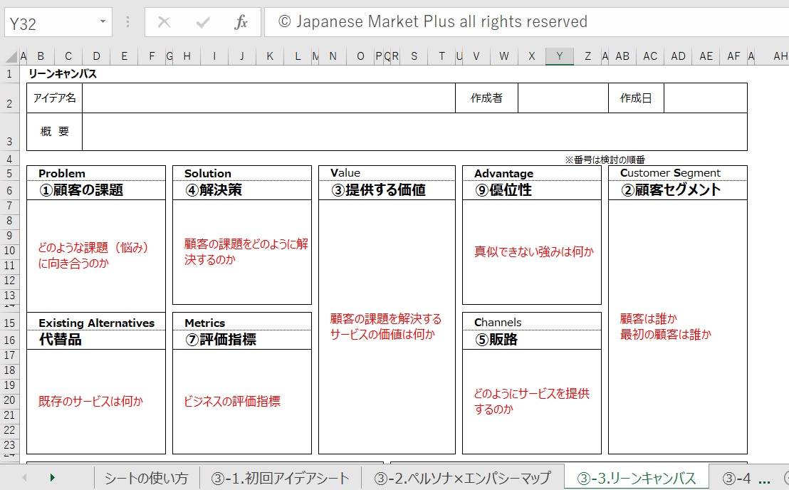新事業アイデア検証スプリント運用キットを提供します AI専属メンターと走る検証スプリント運用Excelキット イメージ6
