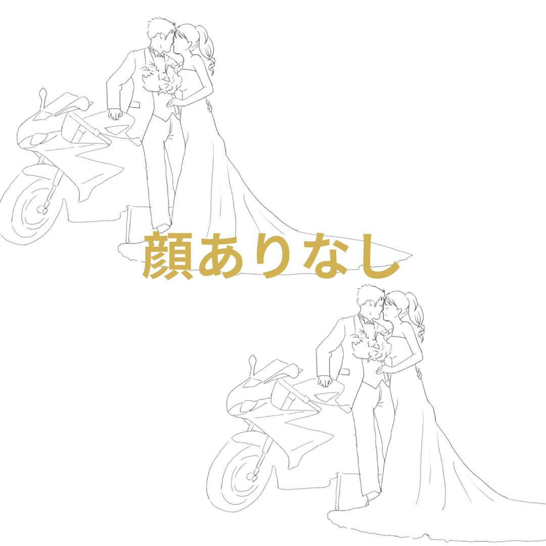 大事な日、大事な人をイラストに残します 思い出の一枚を素敵な形に残しませんか？ イメージ3