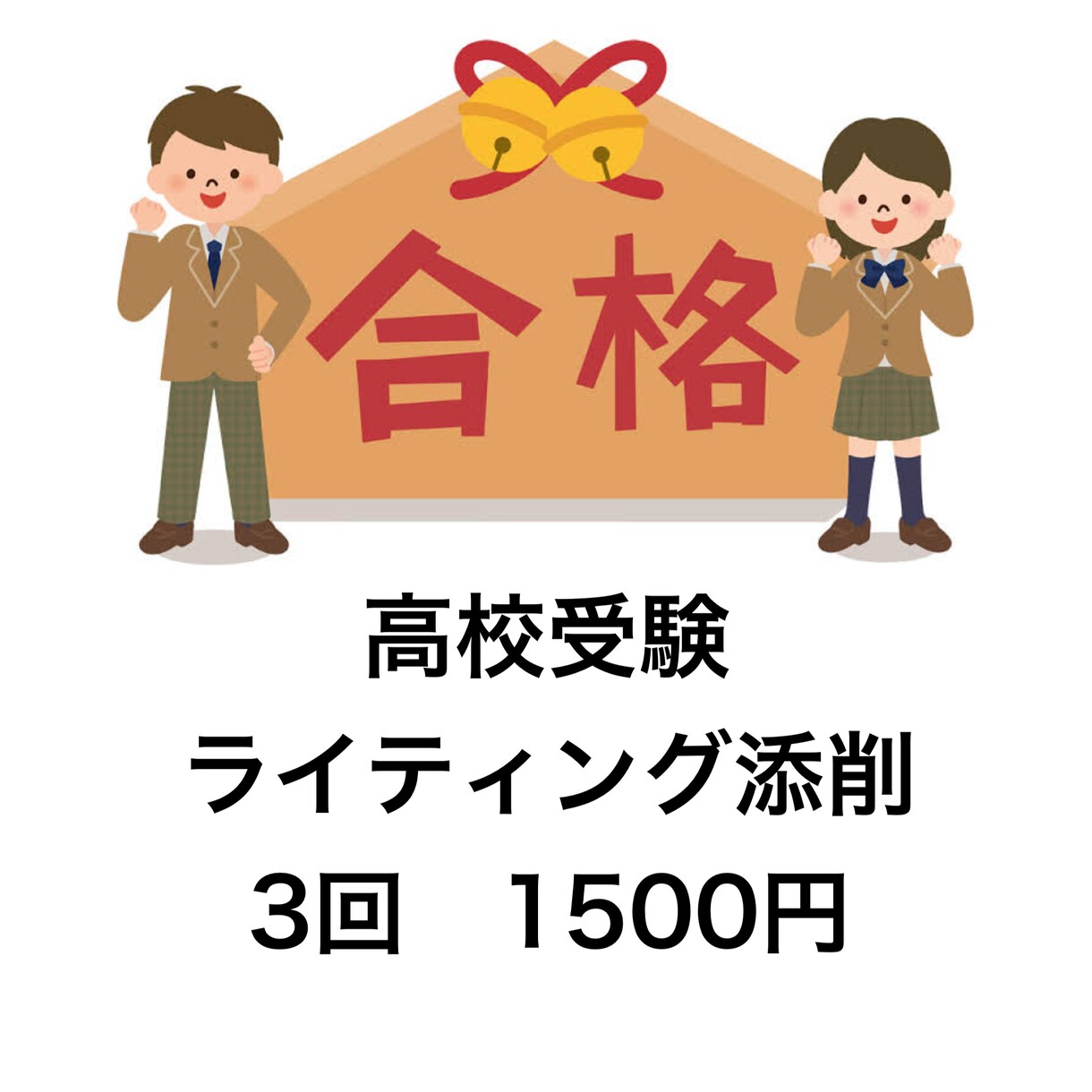 英検1級講師が高校受験の英作文を添削します ４７都道府県対応！２４時間３６５日スピード対応！ イメージ1