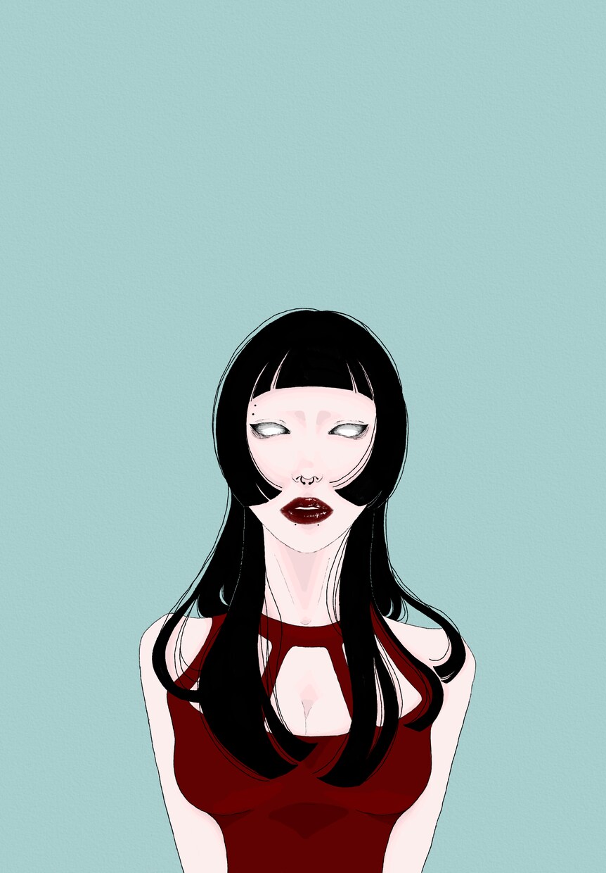 シックで個性的な可愛い女の子のイラストを描きます アイコンからイラストなど幅広くお受けしております！ イメージ2
