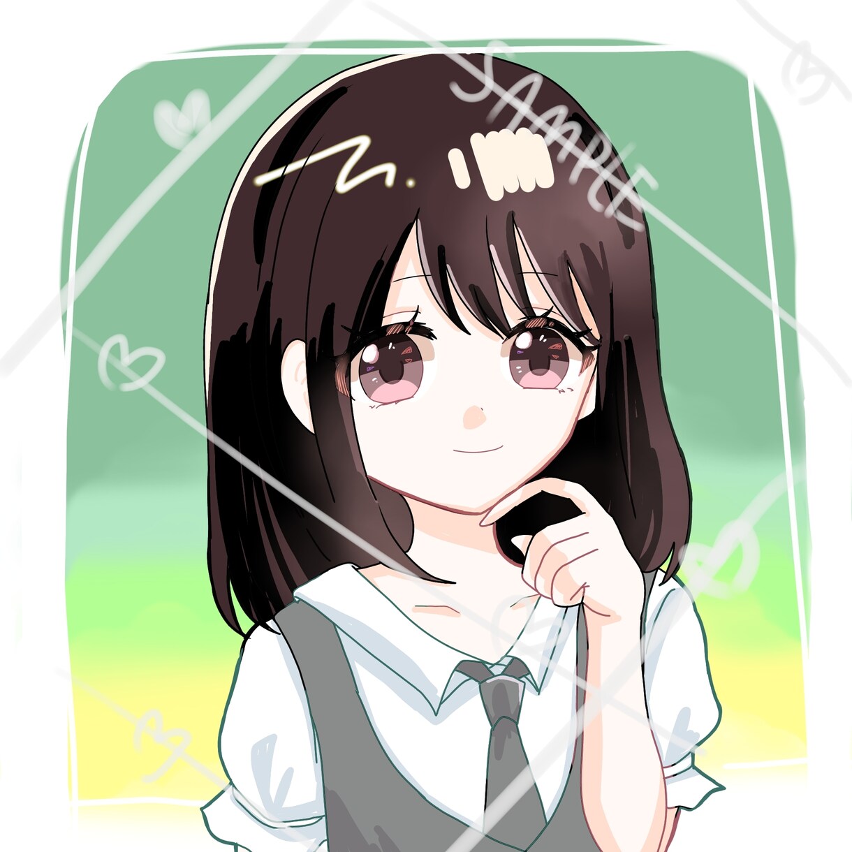 可愛いアイコンサイズのイラスト描きます SNSのアイコンなどにお使いください！ イメージ6