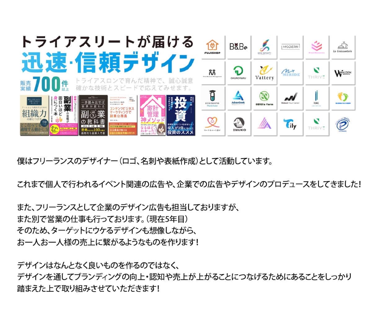 特典付き★★購入前にロゴデザインの制作いたします ご納得頂いた上でご購入頂きますのではじめてのご依頼でも安心! イメージ10