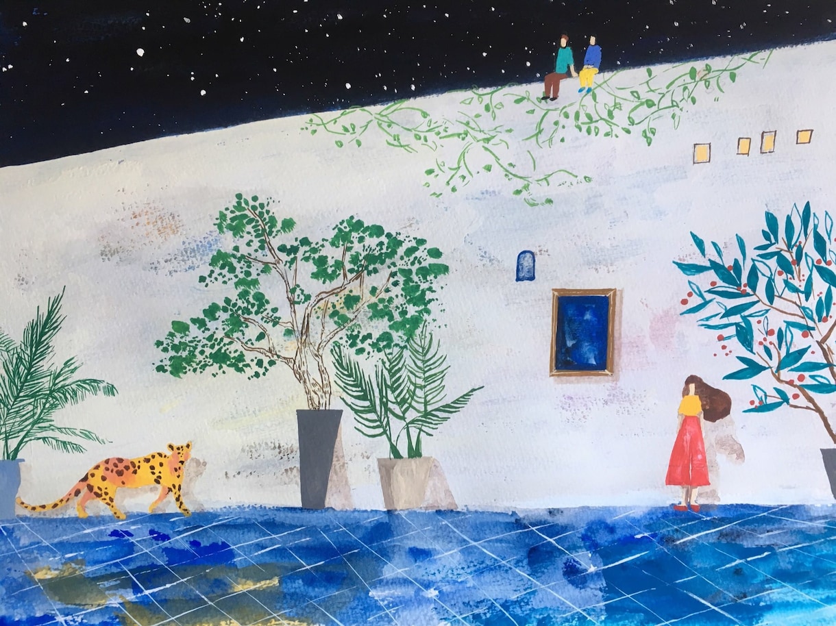 イラスト描きます ペット、思い出の風景など、お家を彩るカラフルなイラストを！ イメージ9