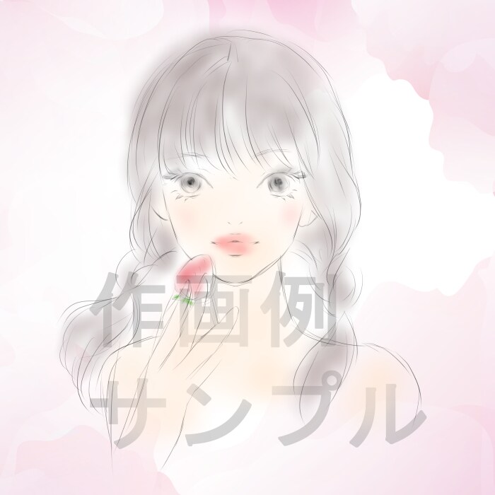コスメ美容系に♪キレイな女性のイラストお描きします 水彩風のおしゃれでキレイなイラストをご提供いたします！ イメージ5