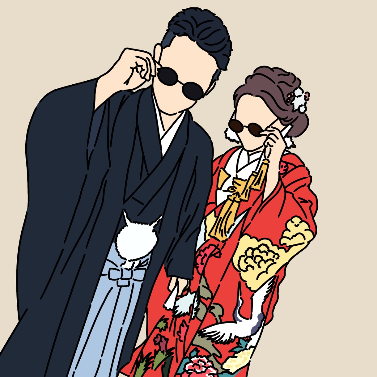 結婚式や記念日などをイラストでお届けします あなたの特別な日を彩る、心に残る1枚を。 イメージ3