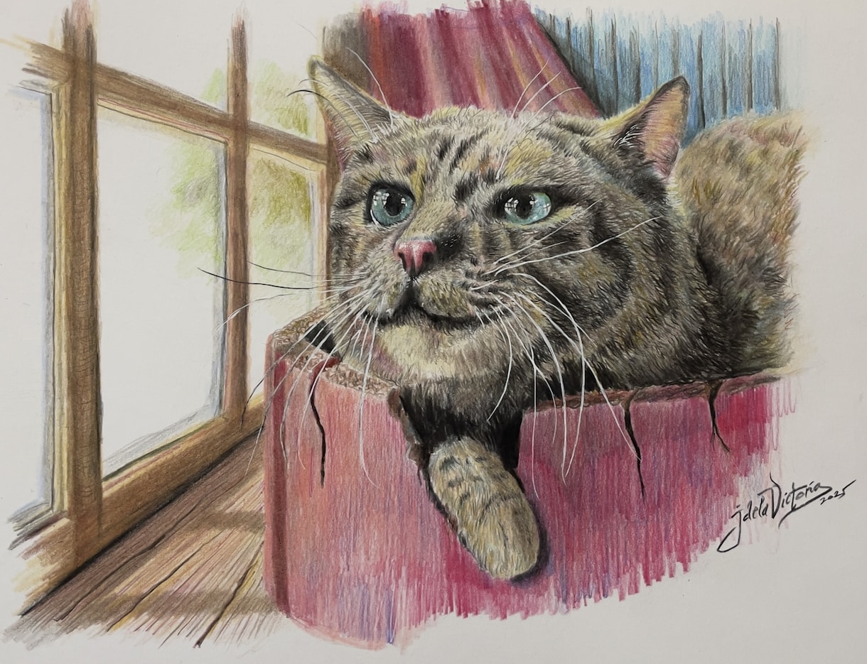 リアルなペットの似顔絵描きます オリジナルのプレゼントを一緒に作りましょう。 イメージ1