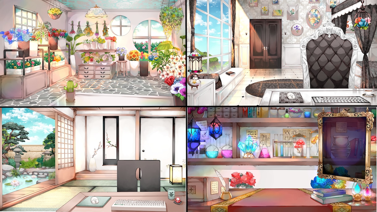 こだわりのVtuber様用お部屋お描きします あなただけの配信用背景をお描きします！ イメージ2