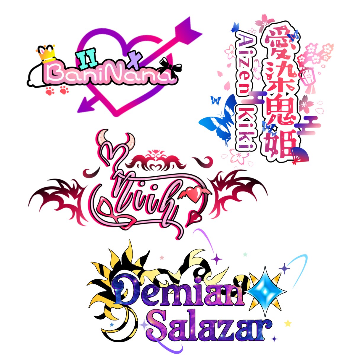 イラスト(立ち絵)描きます／ロゴネーム作ります アイコン・サムネ・SDミニキャラ・全身・夢絵・ロゴネーム イメージ9