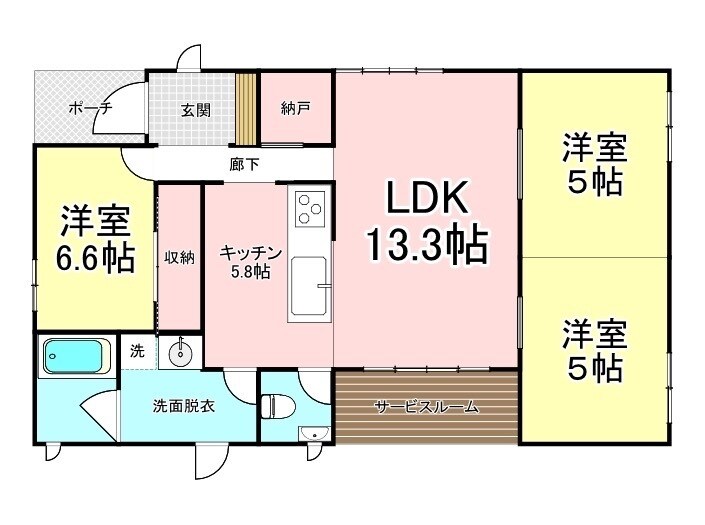 不動産広告用の間取り図作成致します 不動産広告用の間取り図作成マンション、戸建（多棟も可） イメージ6