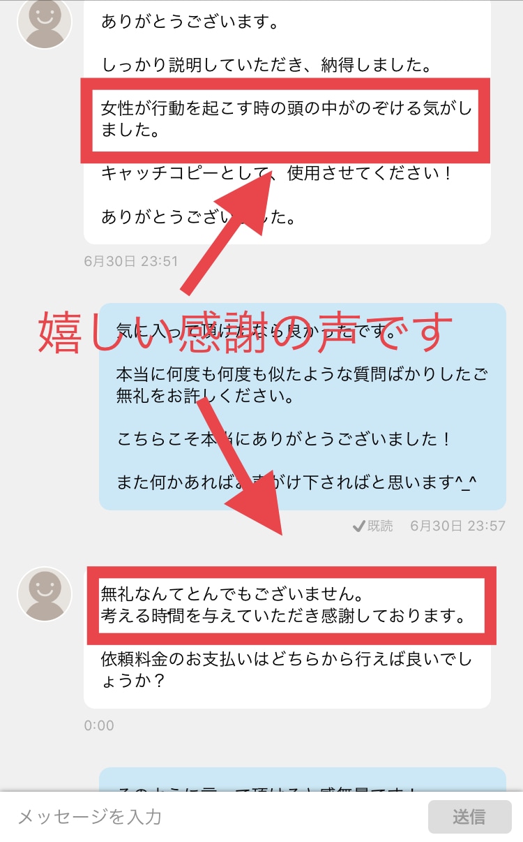脳に穿つ⁉︎【心理学キャッチコピー】を作成し読ます 心理学や広告の本質に基づき、時代を超えるキャッチコピーを作成 イメージ2