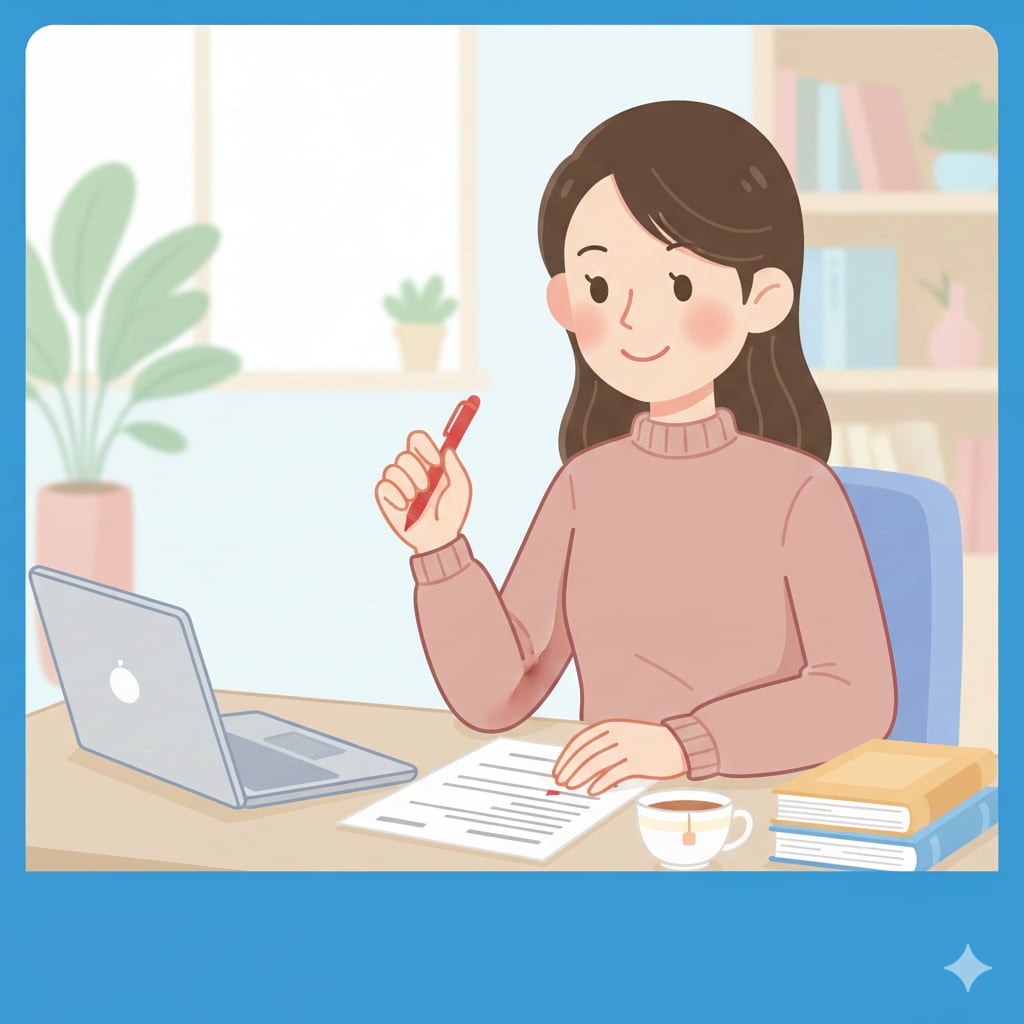 現役校閲者が記事を丁寧に添削します WEBライティングをサポート!校閲者が丁寧に添削します。 イメージ1