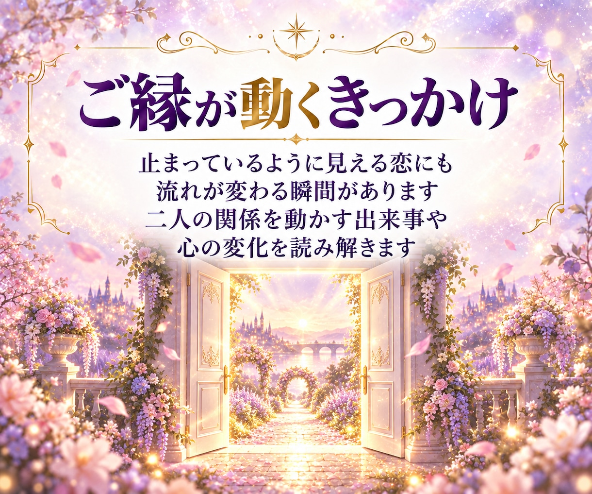 好きな人との接点と相手の行動を視ます ご縁が動くきっかけと恋の流れをお伝えします イメージ6