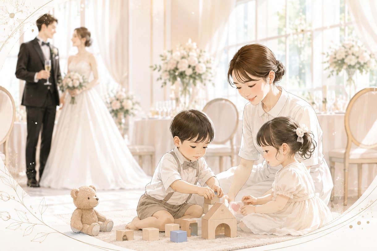 ウエディングシッターのお仕事教えます 結婚式という特別な場所で働くシッターへ イメージ1