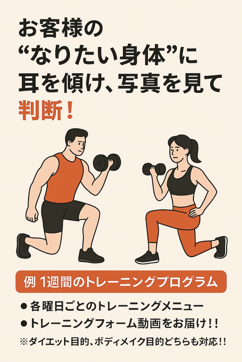 ダイエットでお悩みの方にお食事メニュー提供します パーソナルトレーナーが日々実践しているお食事をご案内！ イメージ2