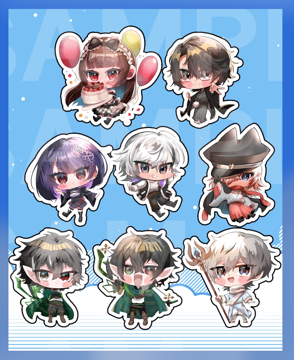IRIAMや配信等で使用するSDキャラ描きます 最短即日！商用利用可！かわいい、YouTubeやx等でも イメージ5