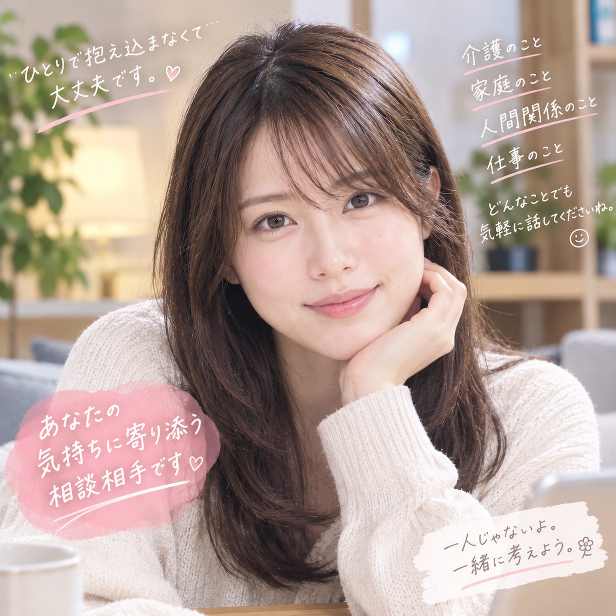 あなたの介護や家族の悩み聞きます 悩みを解決して、今までと違うね♡と言われるようにしていきます イメージ1