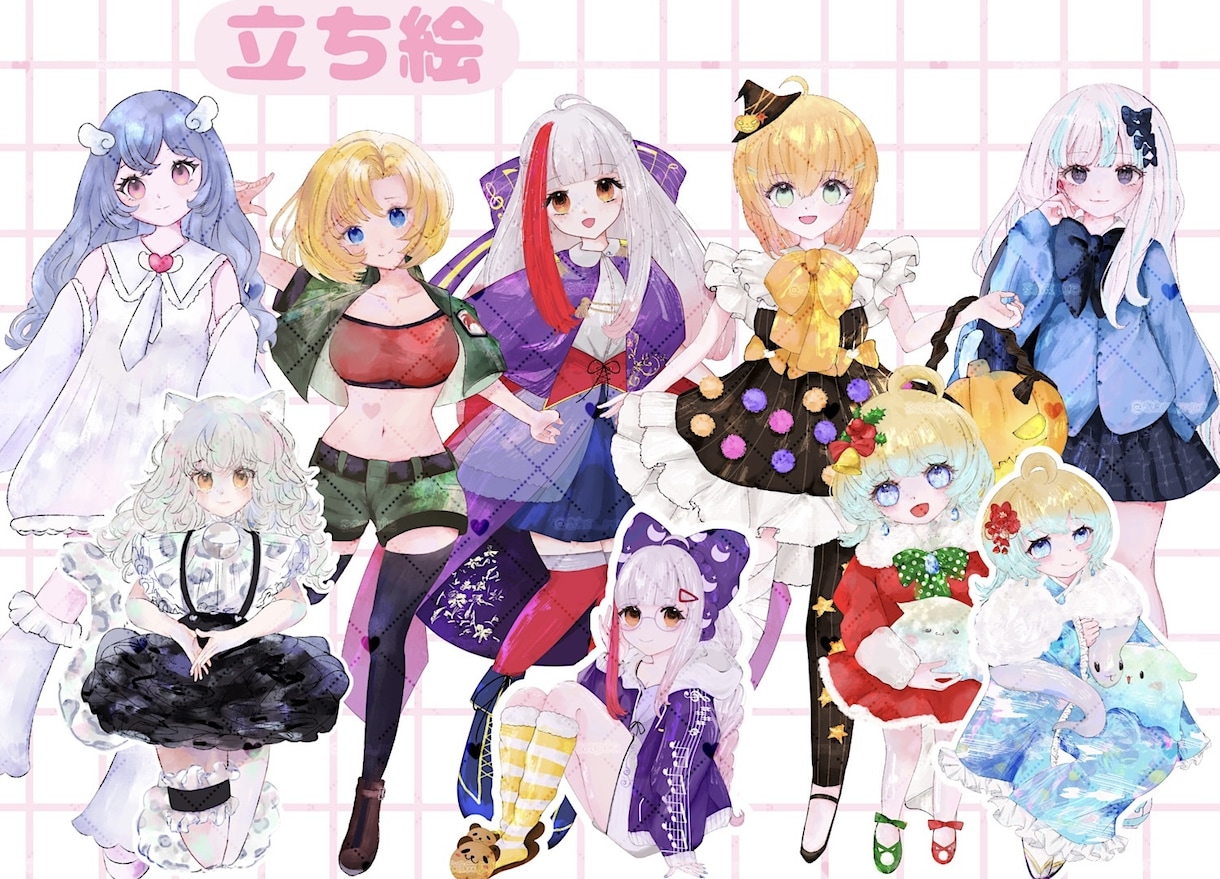 低コスト◎アイコン、MVイラストなど制作します お手頃価格でふわふわキラキラ可愛いイラスト制作します。 イメージ6