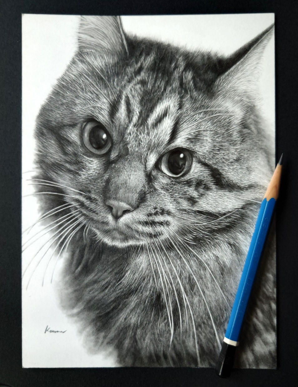 リアルな鉛筆画！ご家族、ペットの肖像画を描きます 記念日や贈り物、自分へのご褒美、インテリア等にいかがですか？ イメージ2