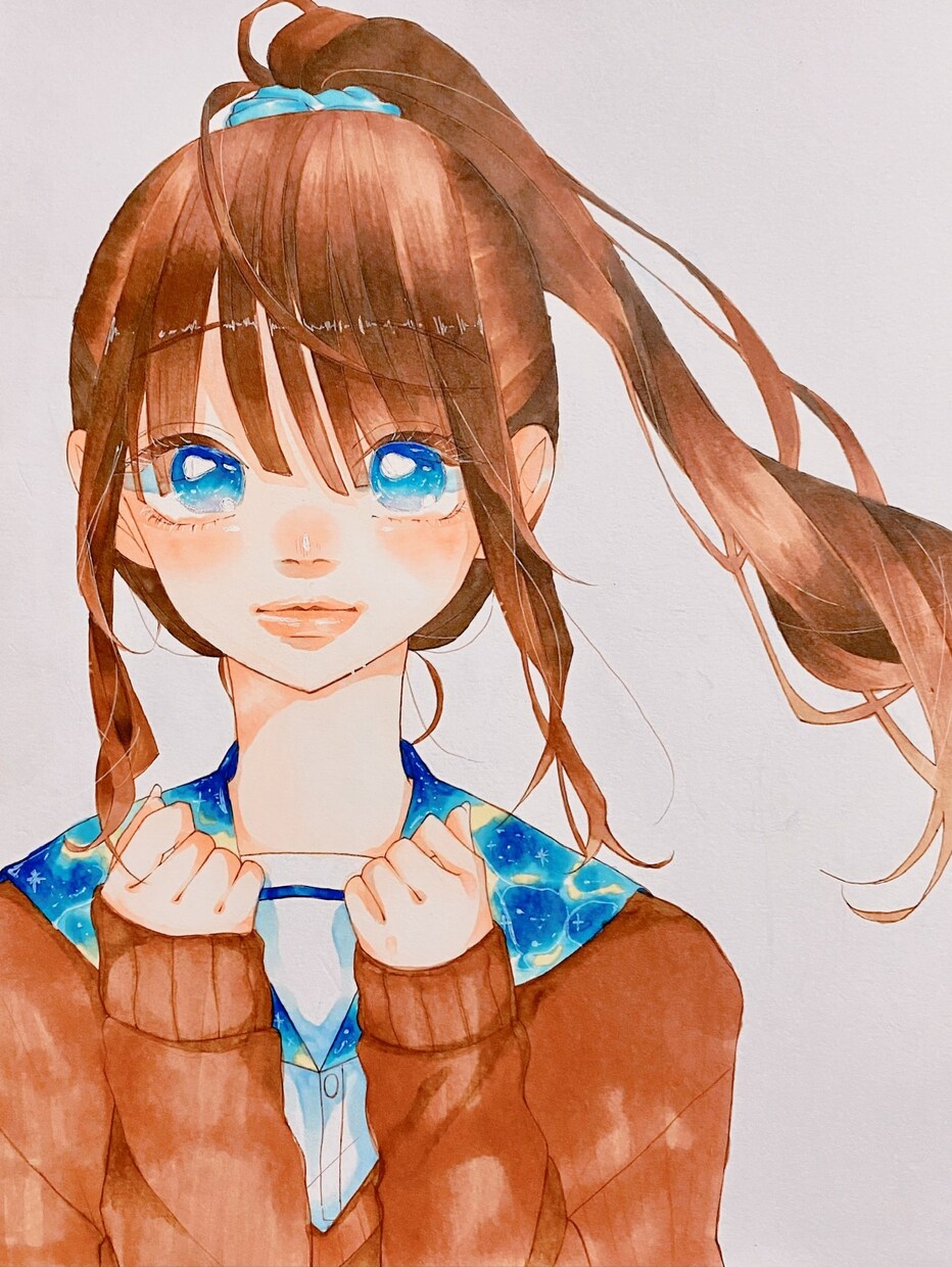 アナログであなた専用のイラスト作成いたします SNSのアイコンや、動画の挿絵などが必要な方へ イメージ3