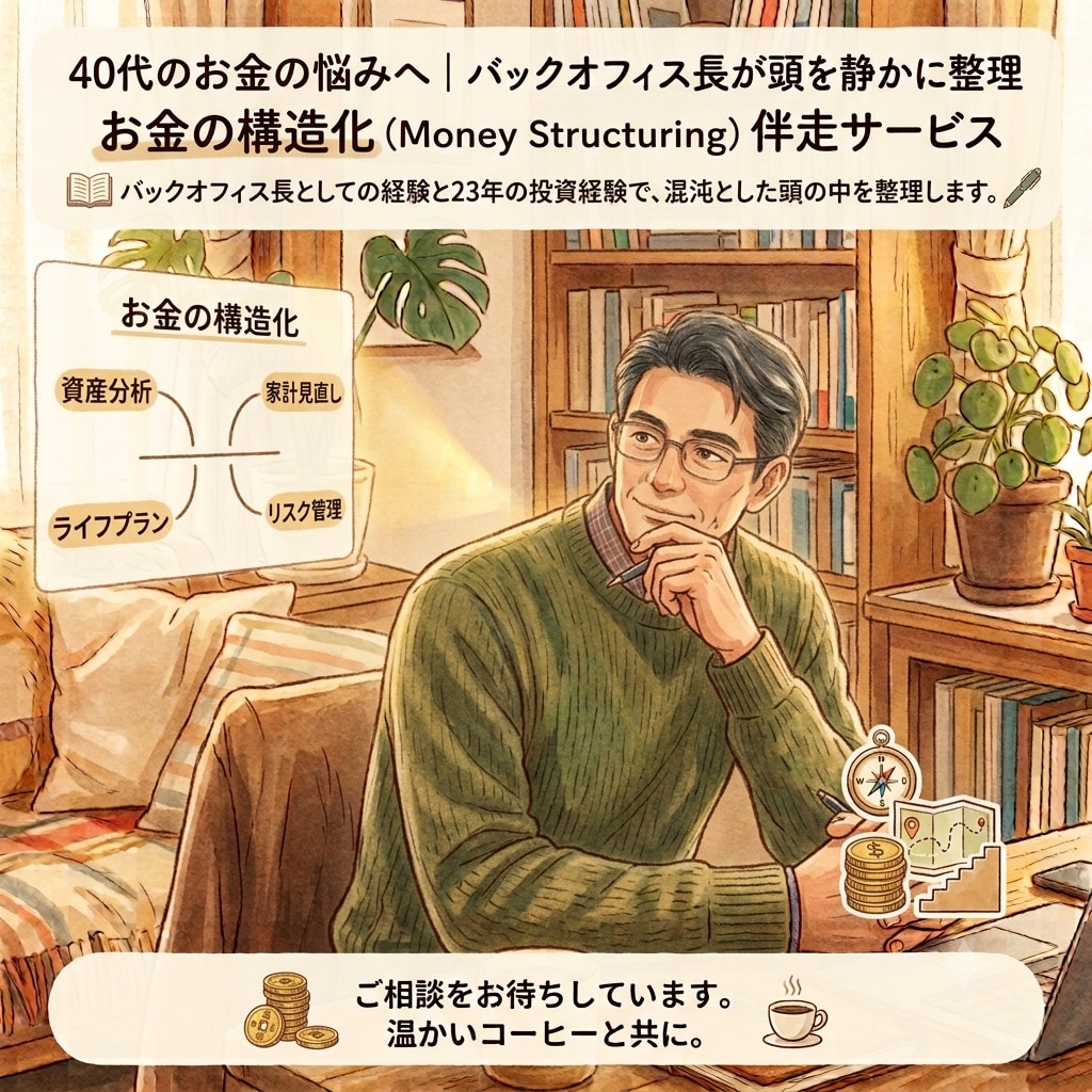投資歴23年のFPがお金の不安をお聞きします 新NISAで消えない不安／家計の赤字を乗り越えた実践知で伴走 イメージ1