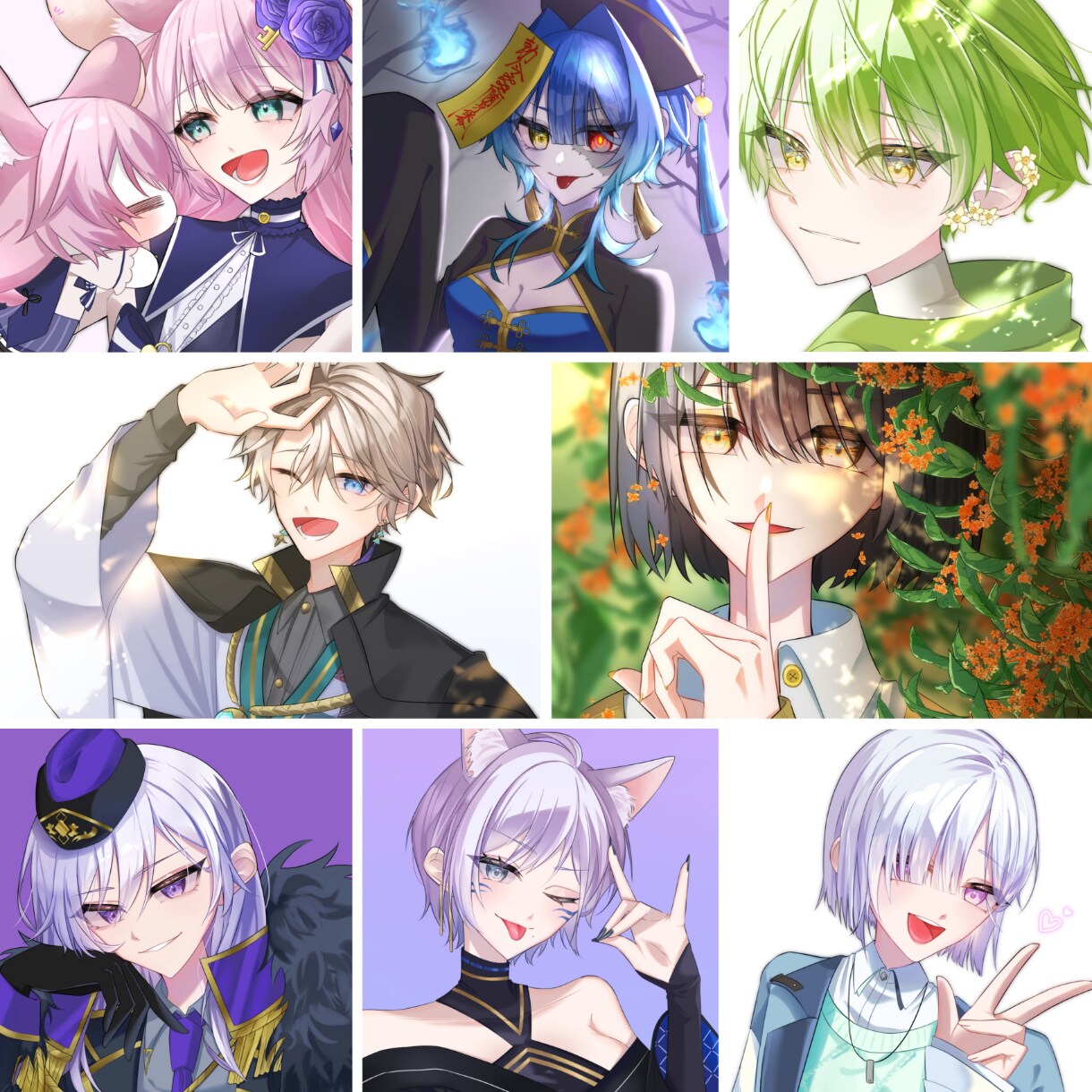 アイコン〜立ち絵、一枚絵など描きます 透明感バツグンなイラストを制作いたします！ イメージ2