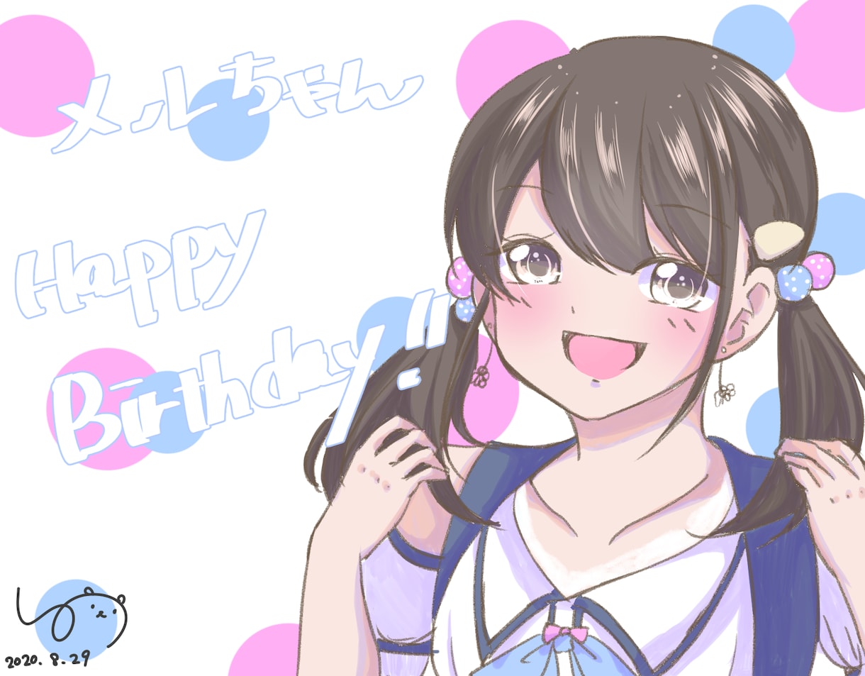 アイドルやコンカフェのあなたの推しを描きます アイコンや生誕イラストにいかがですか？ イメージ4