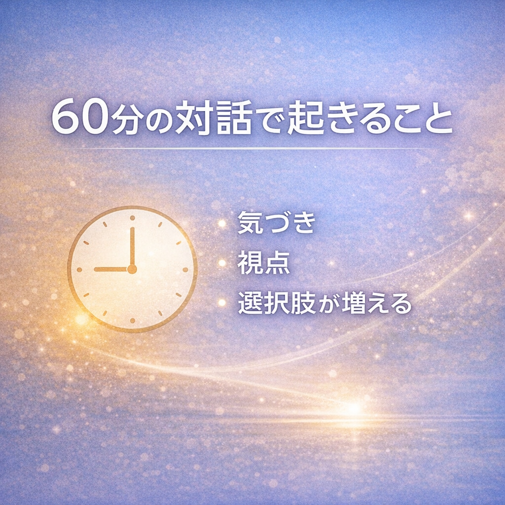 60分間コーチングセッション(体験)を行います 気軽にコーチング体験してみませんか イメージ4