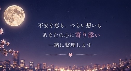 複雑な恋愛のお悩みをお聞きします 20年の不倫・25歳差恋愛の経験から寄り添います イメージ3