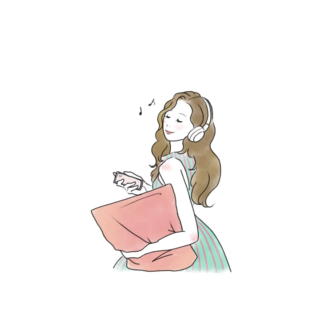 ふんわり感溢れるシンプルイラストお描きします 【背景カラー、文字入れ追加料金なし】 イメージ3