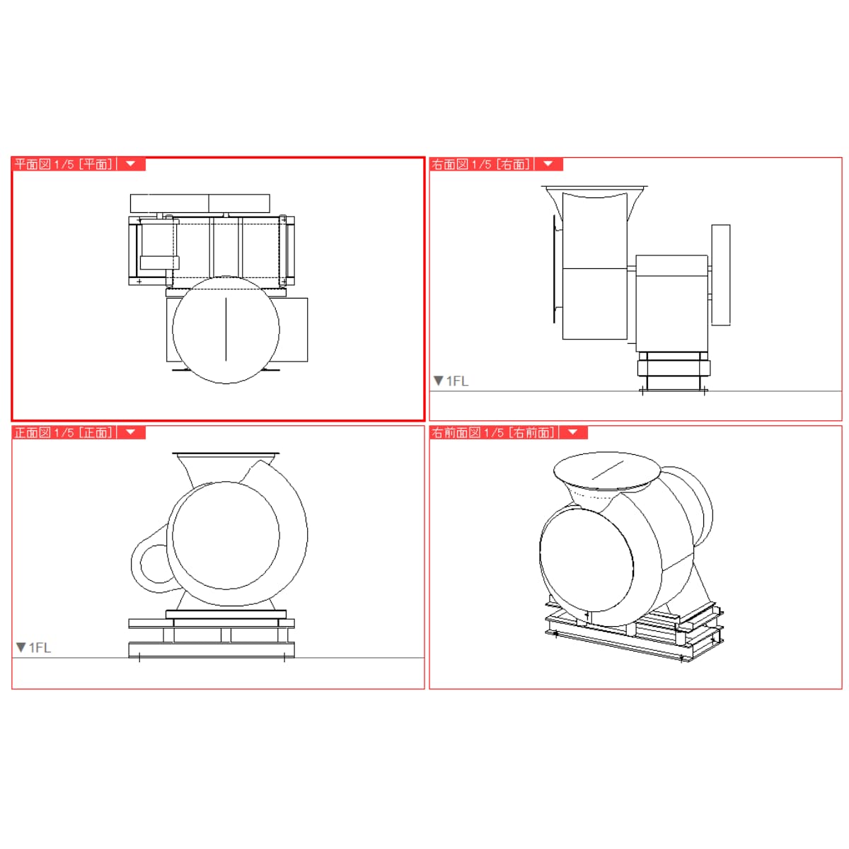 RebroでBIMモデル・3D部材を作成します （空調換気設備・衛生設備・消火設備） イメージ6