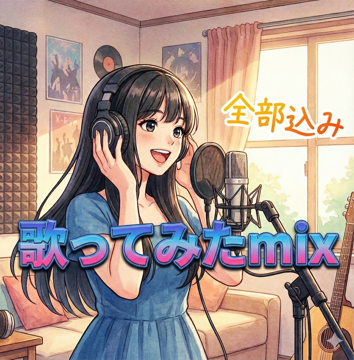 全て込み短納期で歌ってみたのミックスいたします Vo補正ハモリ作成全て込み。即日〜3日以内に初稿お渡し イメージ1
