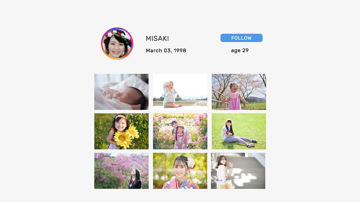 インスタ風のおしゃれなプロフィールムービー作ります BGM変更・ISUM申請可｜DVD/BD・お急ぎ納品対応 イメージ6