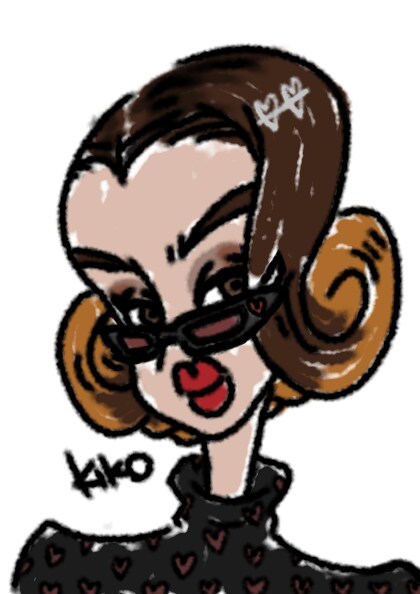 自撮りや思い出をイラストにします 派手なもの変わったものが好きな方向けです イメージ6